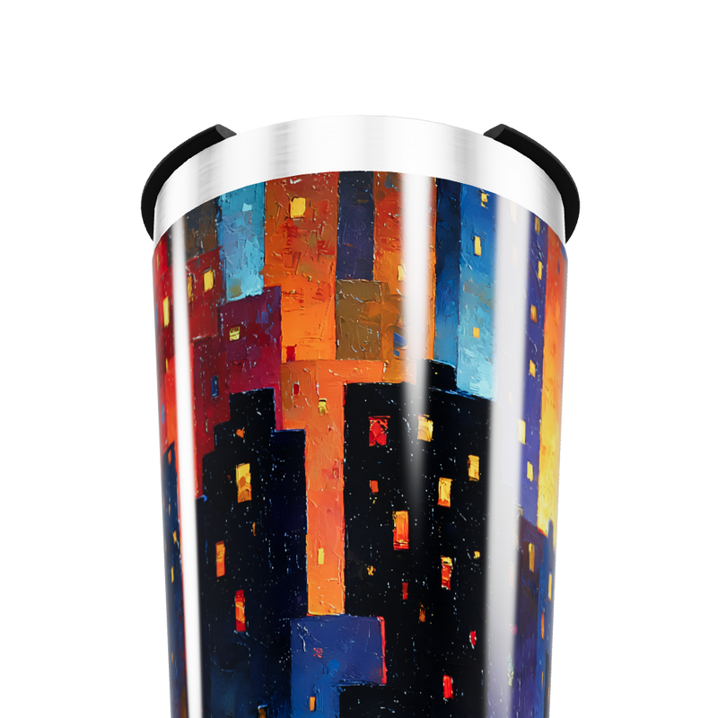 Copo Térmico - Cidade Colorida Inox