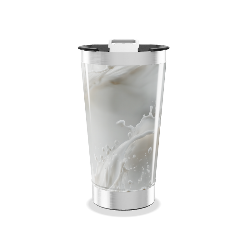 Copo Térmico - Splash Branco Aço Inox