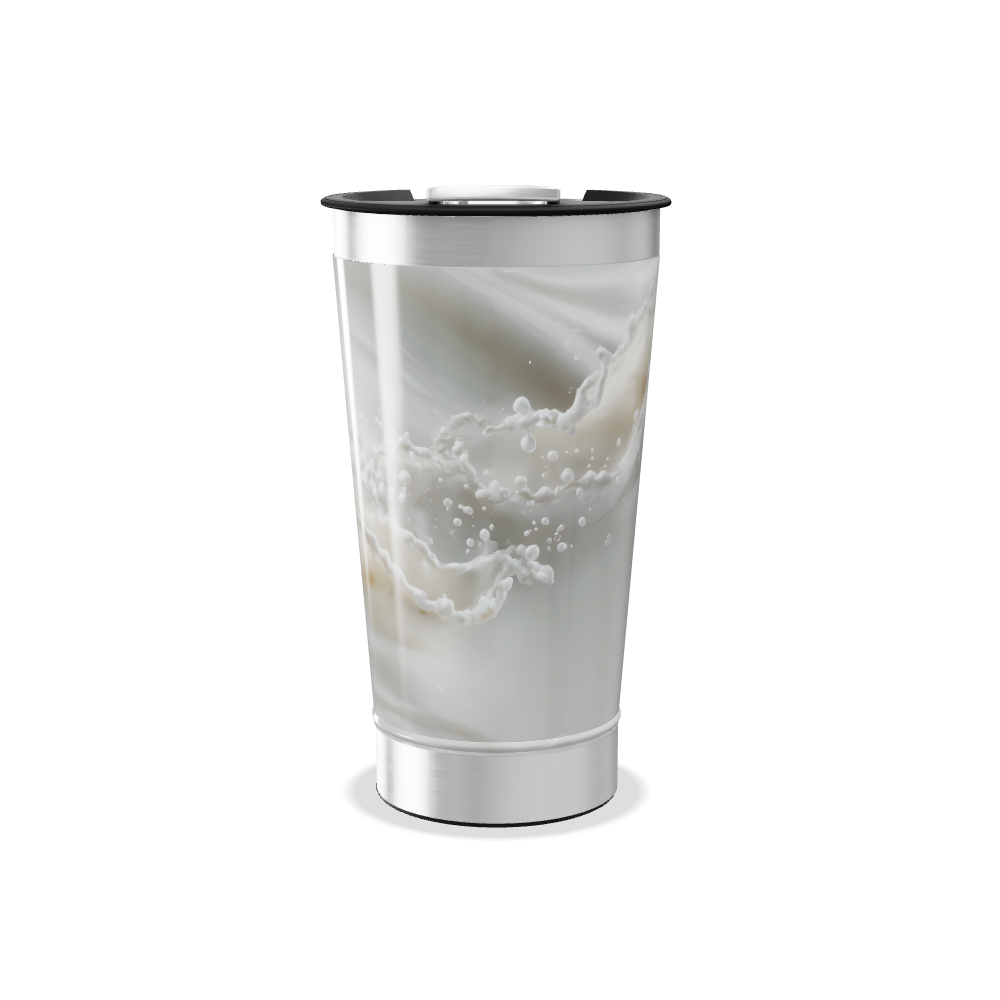 Copo Térmico - Splash Branco Aço Inox