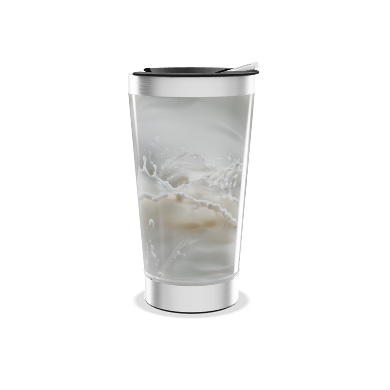 Copo Térmico - Splash Branco Aço Inox