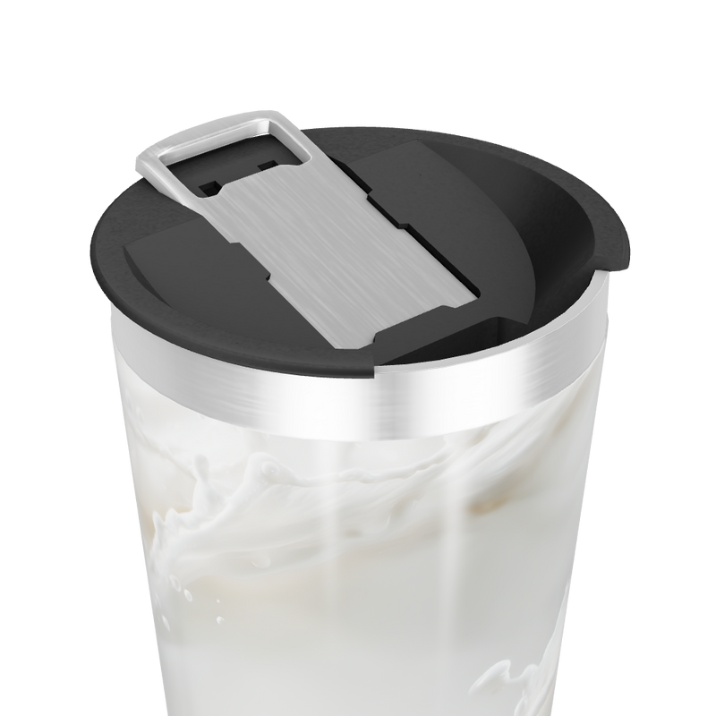 Copo Térmico - Splash Branco Aço Inox