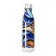 Garrafa Inox - Estampa Azul e Madeira