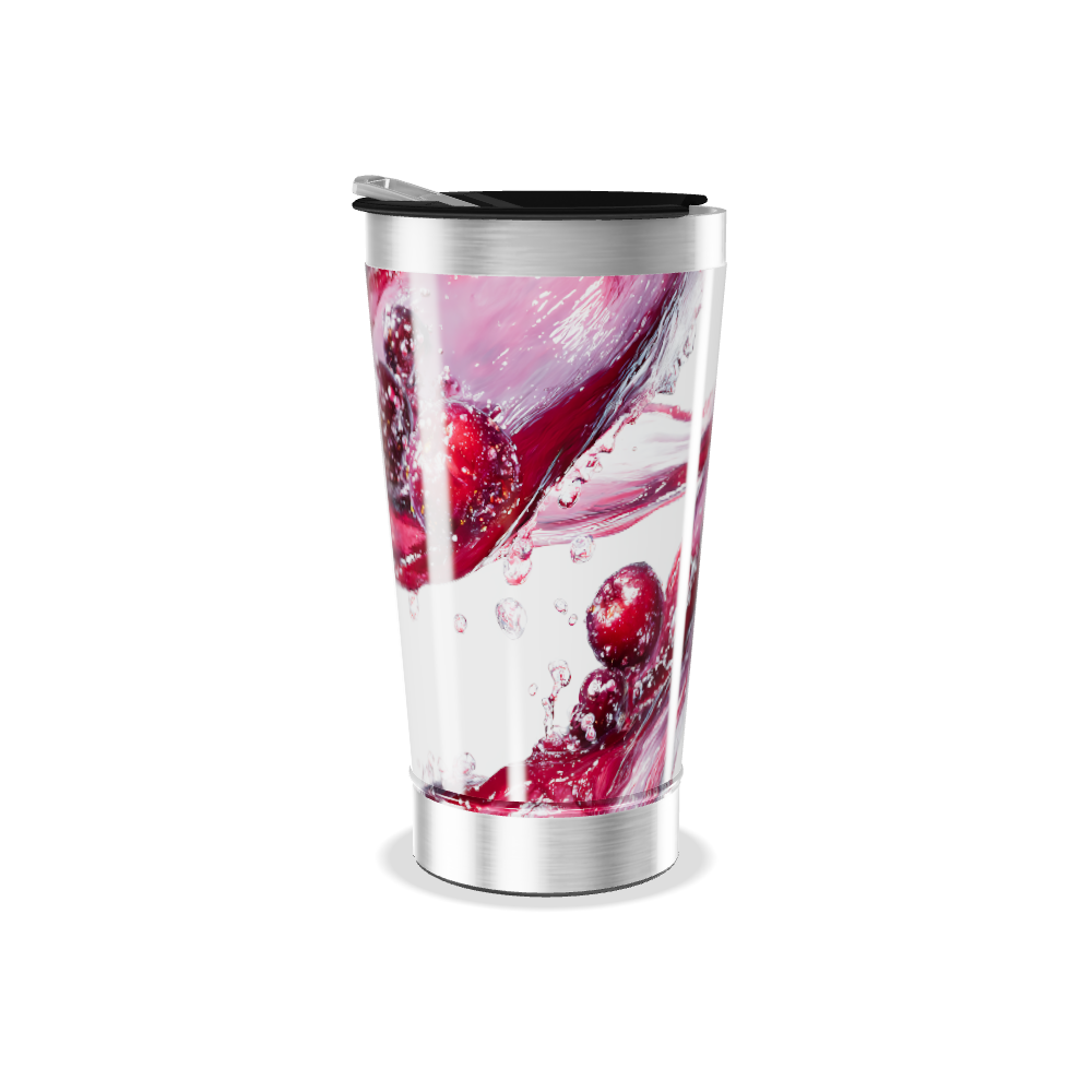 Copo Térmico - Design Frutas Vermelhas