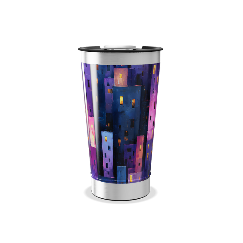 Copo Térmico - Estampa Noturna Colorida