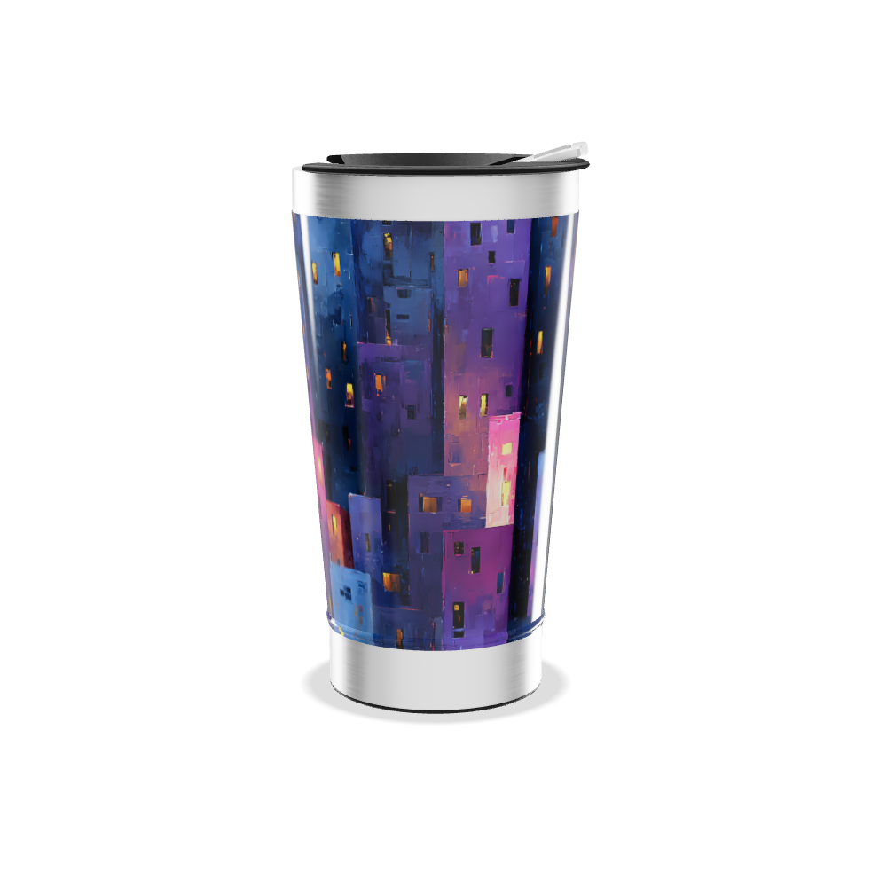 Copo Térmico - Estampa Noturna Colorida