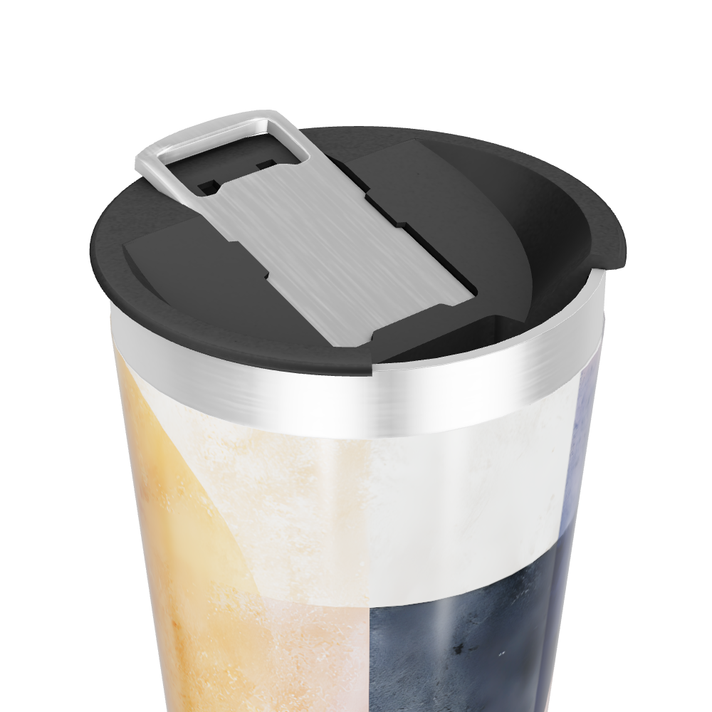 Copo Térmico - Estampa Geométrica Colorida