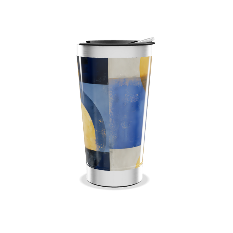 Copo Térmico - Estampa Geométrica Colorida