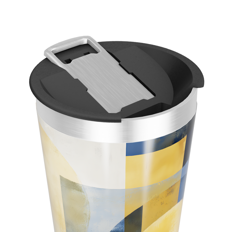 Copo Térmico - Estampa Geométrica Colorida