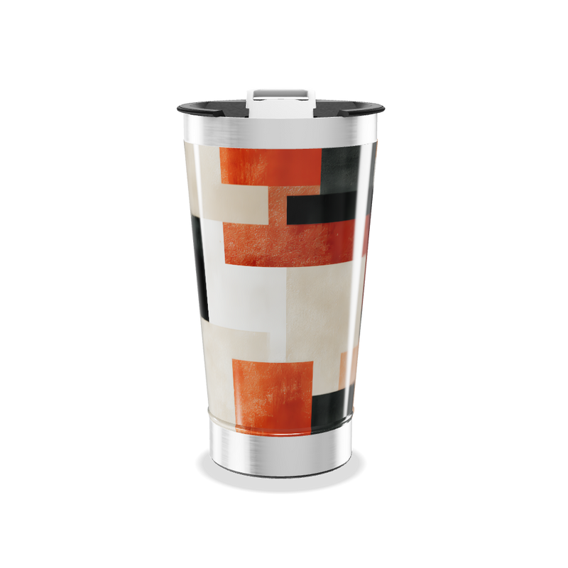 Copo Térmico - Estampa Geométrica Colorida