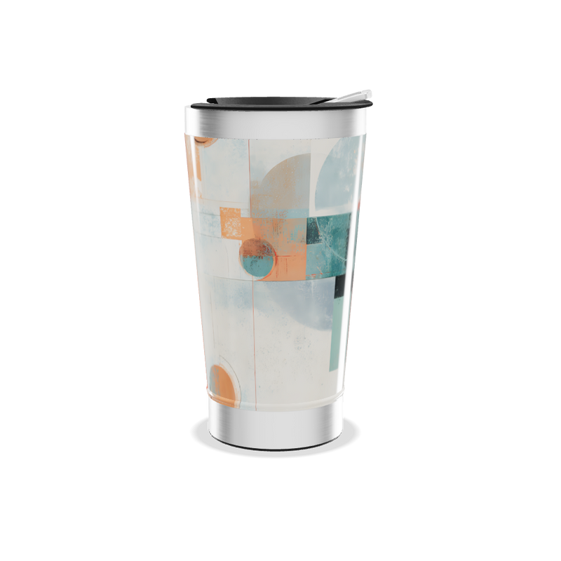 Copo Térmico - Estampa Geométrica Colorida