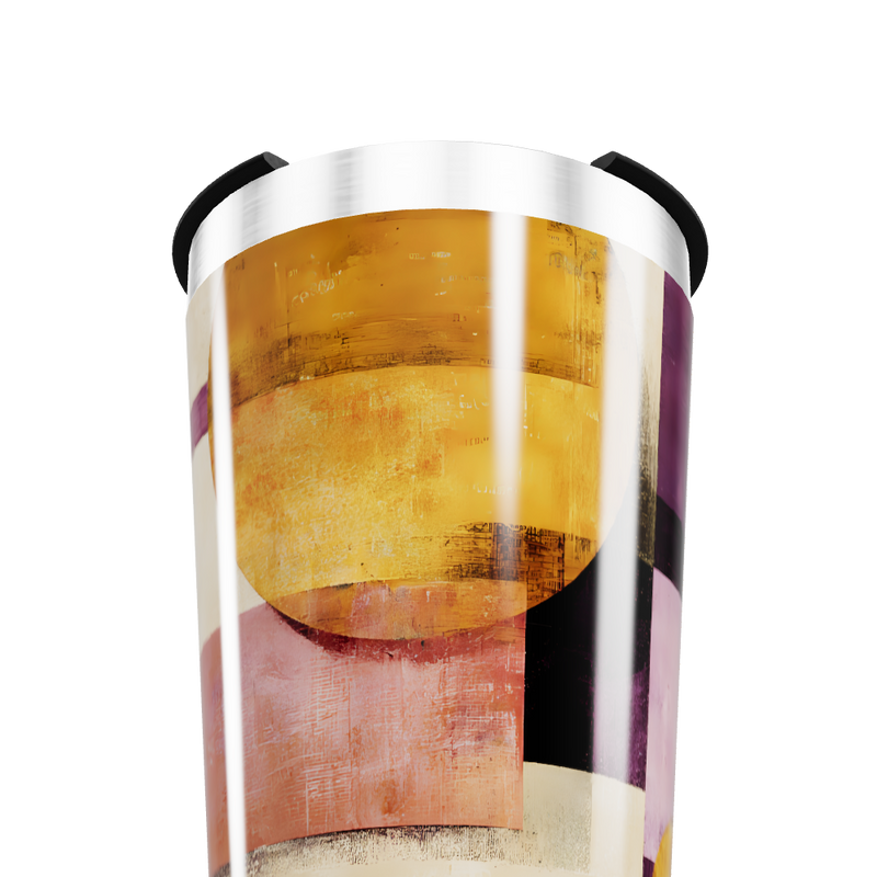 Copo Térmico - Estampa Abstrata Colorida