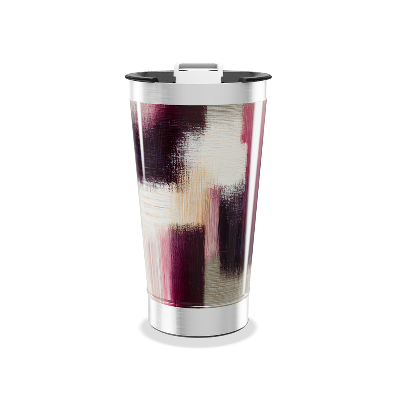Copo Térmico - Estampa Abstrata Colorida