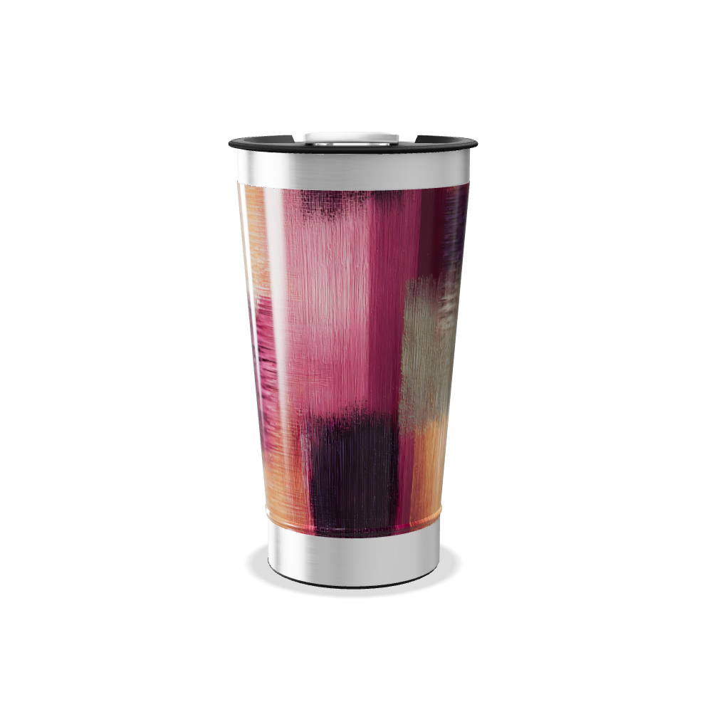 Copo Térmico - Estampa Abstrata Colorida