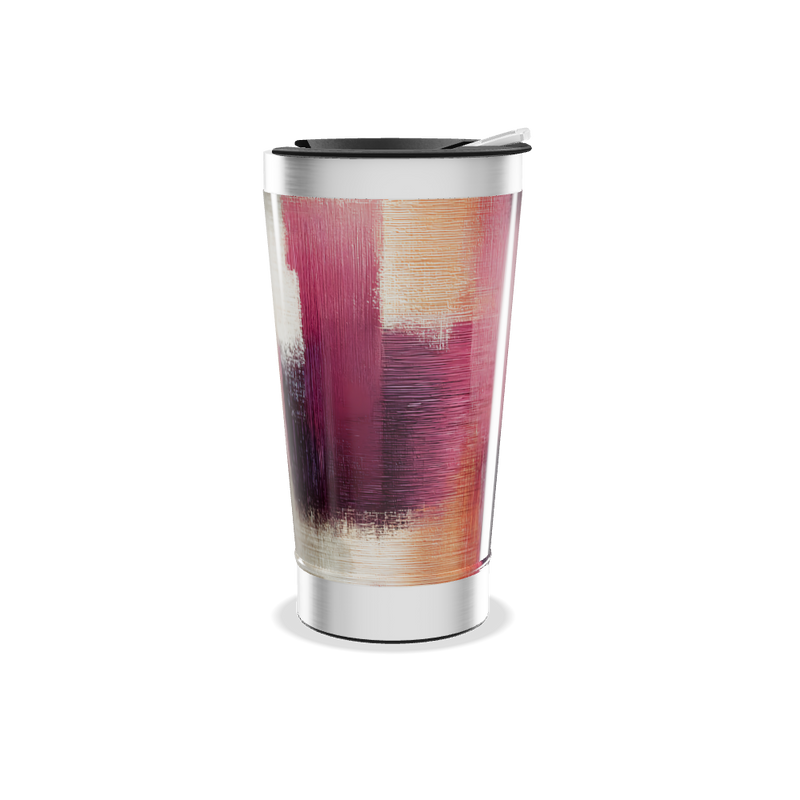 Copo Térmico - Estampa Abstrata Colorida