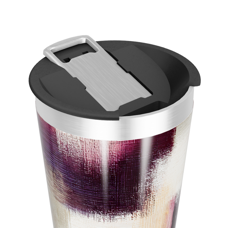 Copo Térmico - Estampa Abstrata Colorida