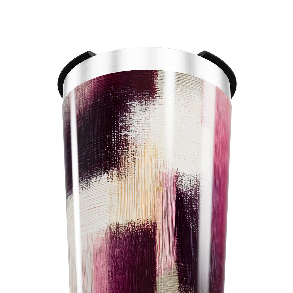 Copo Térmico - Estampa Abstrata Colorida