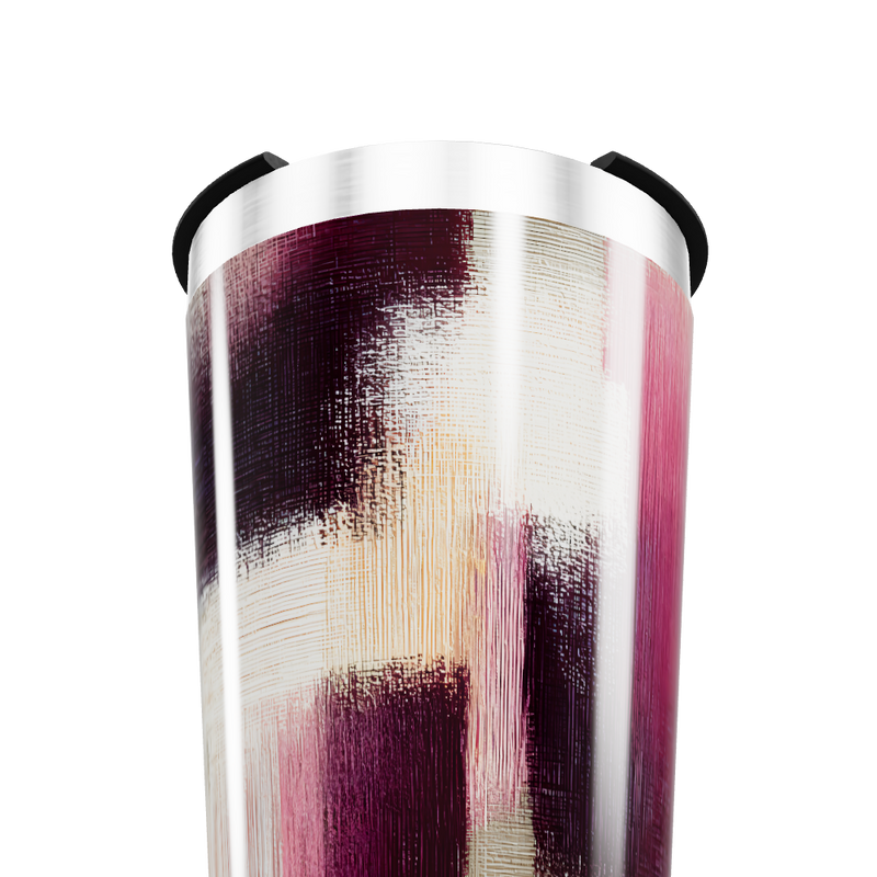 Copo Térmico - Estampa Abstrata Colorida