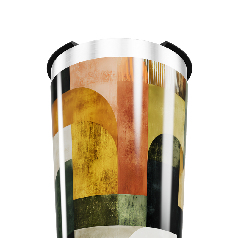 Copo Térmico - Estampa Abstrata Colorida