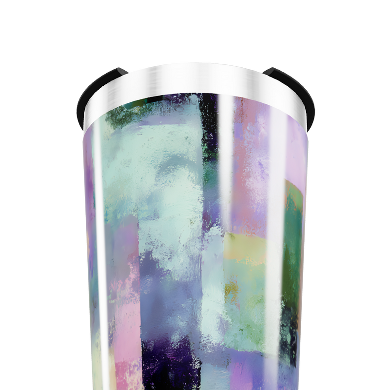 Copo Térmico - Estampa Abstrata Colorida