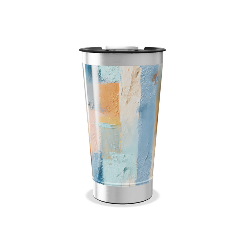 Copo Térmico - Abstrato Colorido Inox
