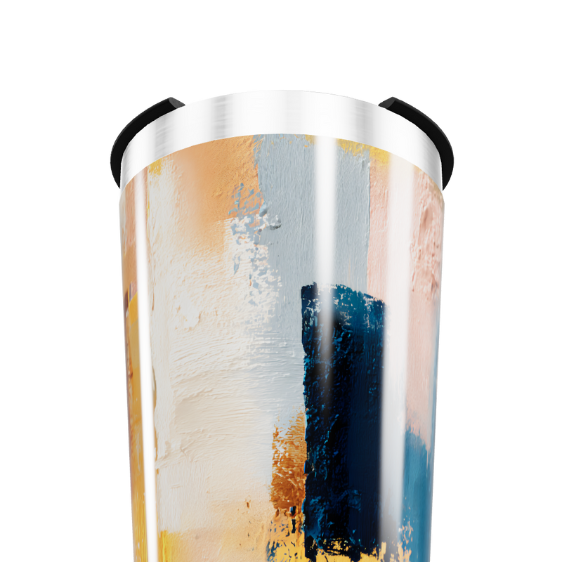 Copo Térmico - Abstrato Colorido Inox
