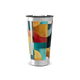 Copo Térmico - Estampa Abstrata Colorida