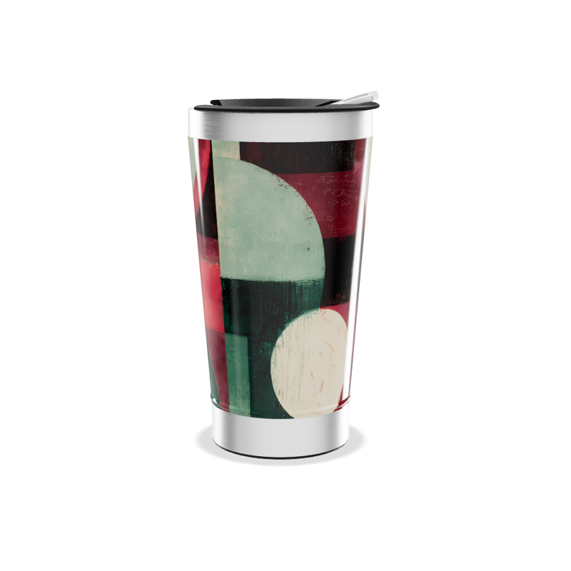 Copo Térmico - Estampa Geométrica Colorida