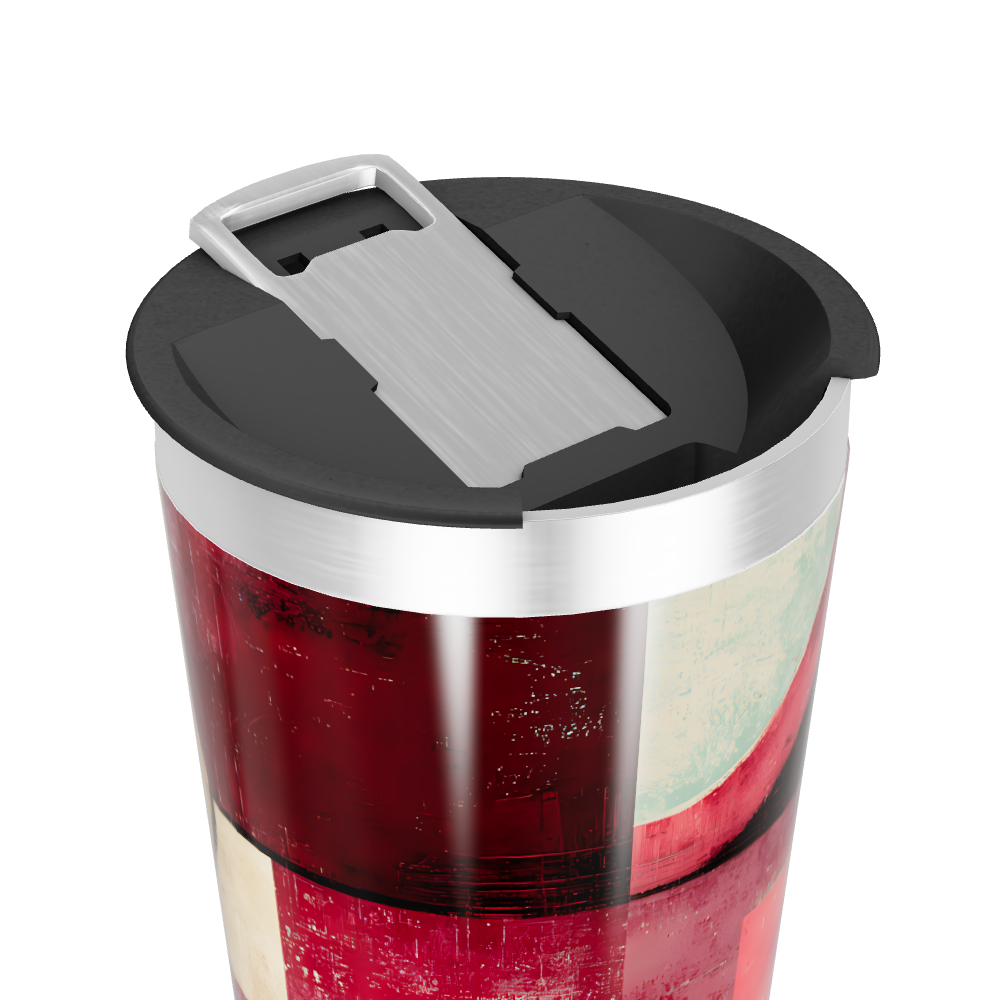 Copo Térmico - Estampa Geométrica Colorida