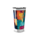 Copo Térmico - Estampa Abstrata Colorida