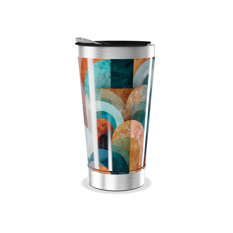Copo Térmico - Estampado Arcos Coloridos