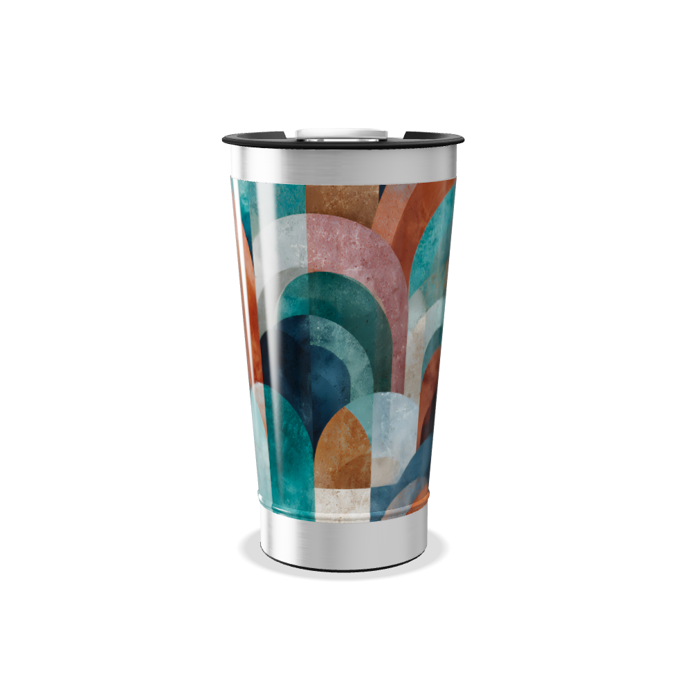 Copo Térmico - Estampado Arcos Coloridos