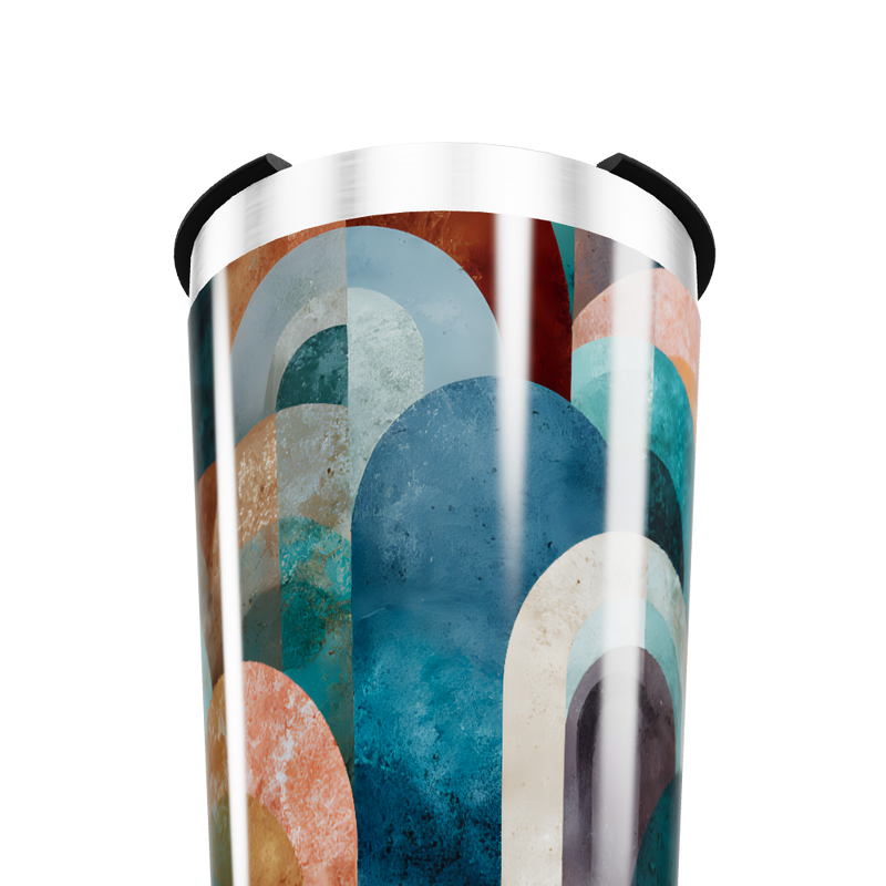 Copo Térmico - Estampado Arcos Coloridos