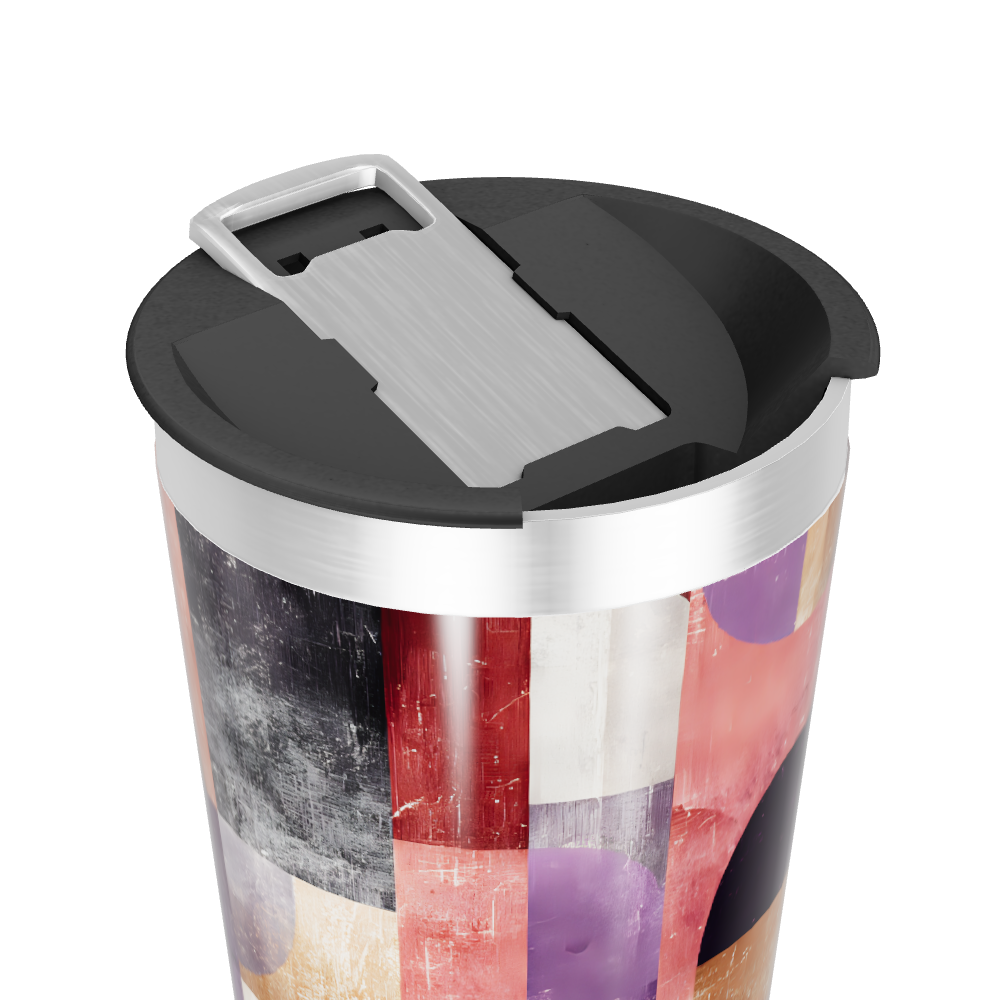 Copo Térmico - Estampa Geométrica Colorida