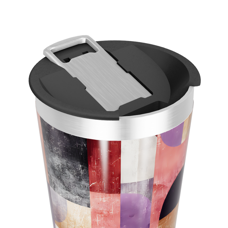 Copo Térmico - Estampa Geométrica Colorida