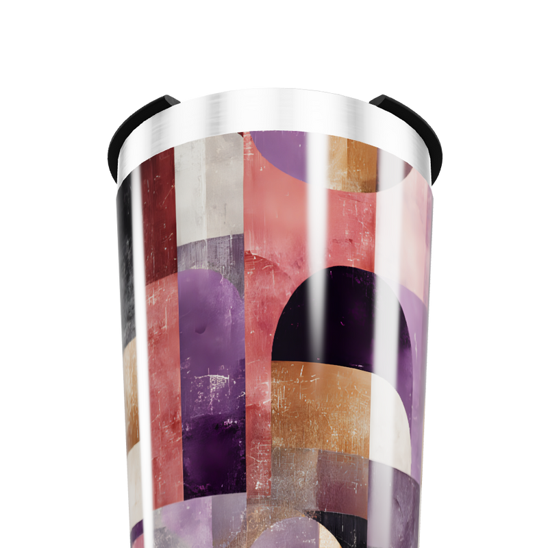 Copo Térmico - Estampa Geométrica Colorida