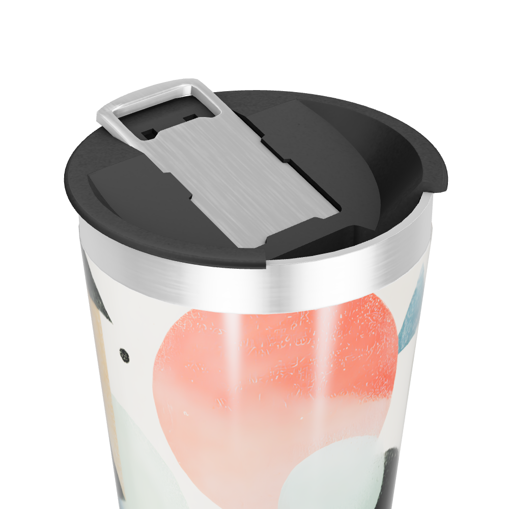 Copo Térmico - Estampa Geométrica Colorida