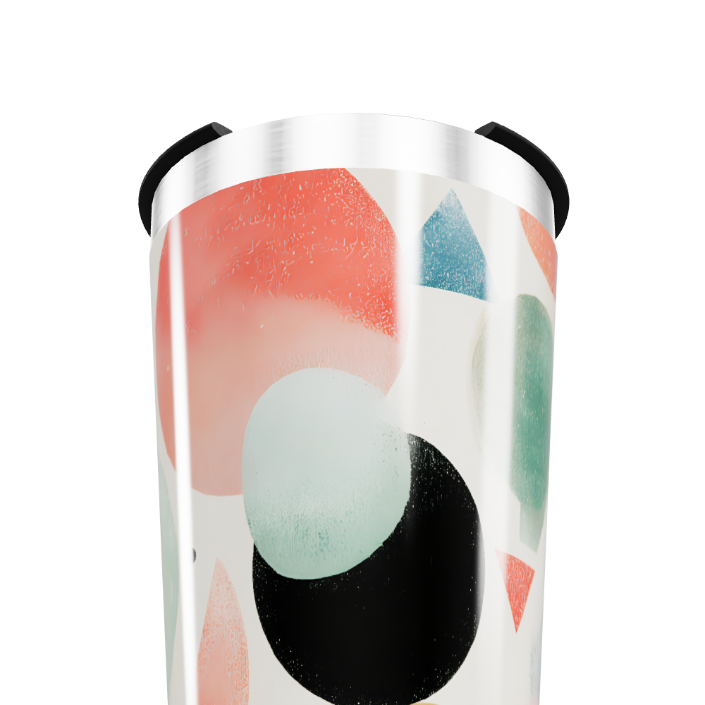 Copo Térmico - Estampa Geométrica Colorida
