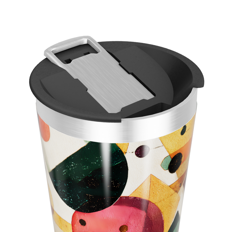 Copo Térmico - Estampa Geométrica Colorida