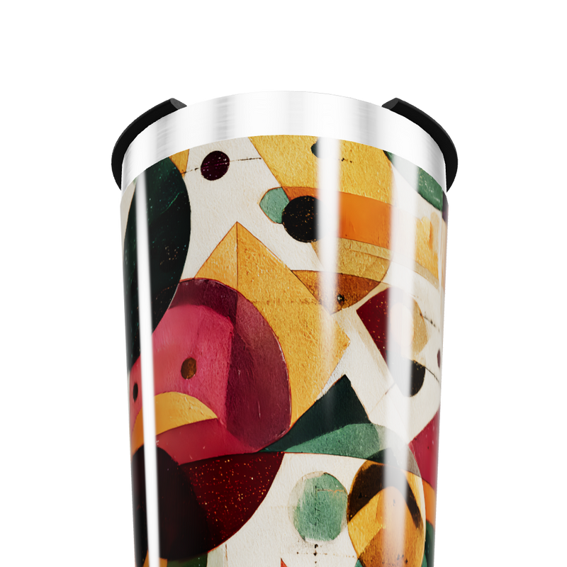 Copo Térmico - Estampa Geométrica Colorida