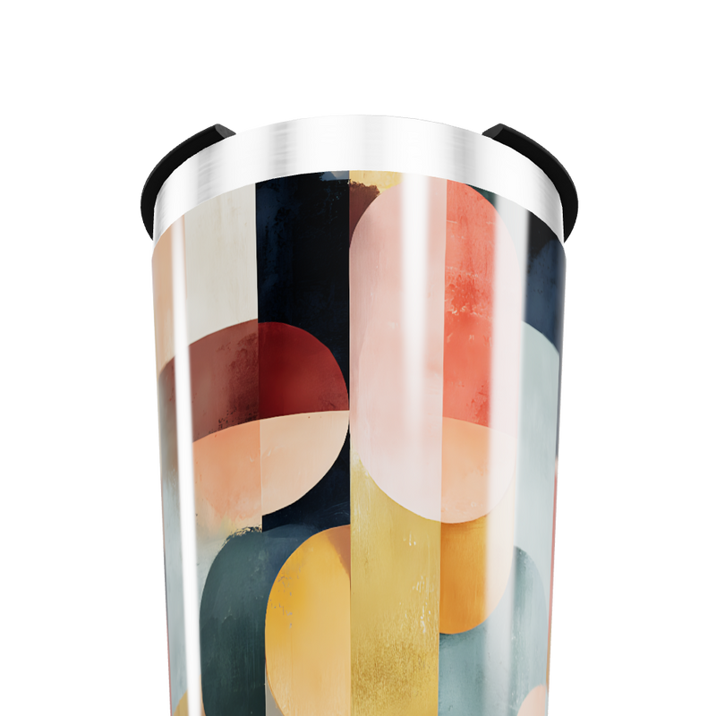 Copo Térmico - Estampa Geométrica Colorida