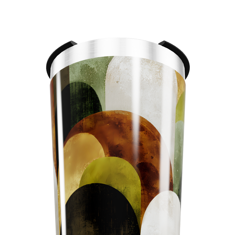 Copo Térmico - Estampa Abstrata Colorida