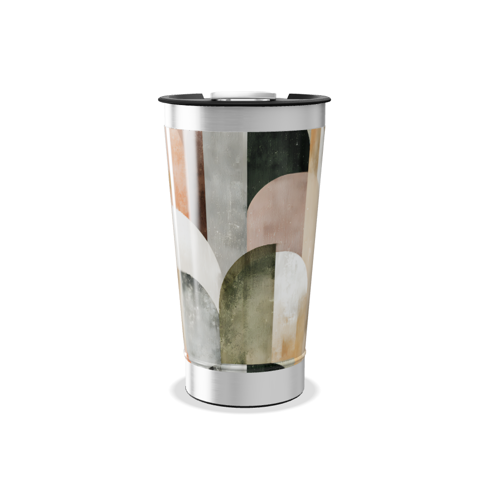 Copo Térmico - Estampa Geométrica Colorida