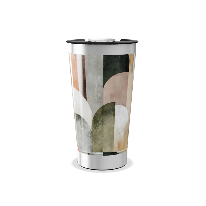 Copo Térmico - Estampa Geométrica Colorida