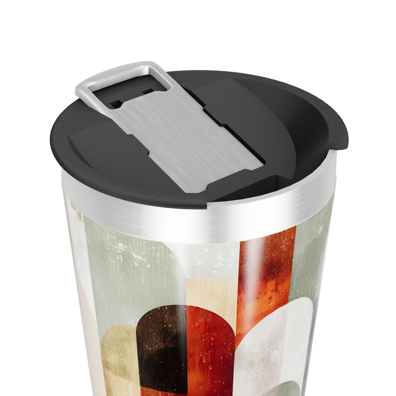 Copo Térmico - Estampa Geométrica Colorida