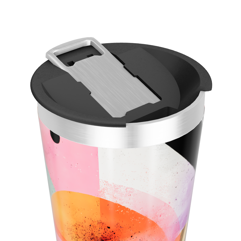 Copo Térmico - Estampa Geométrica Colorida