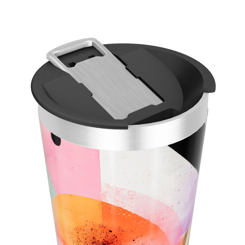 Copo Térmico - Estampa Geométrica Colorida