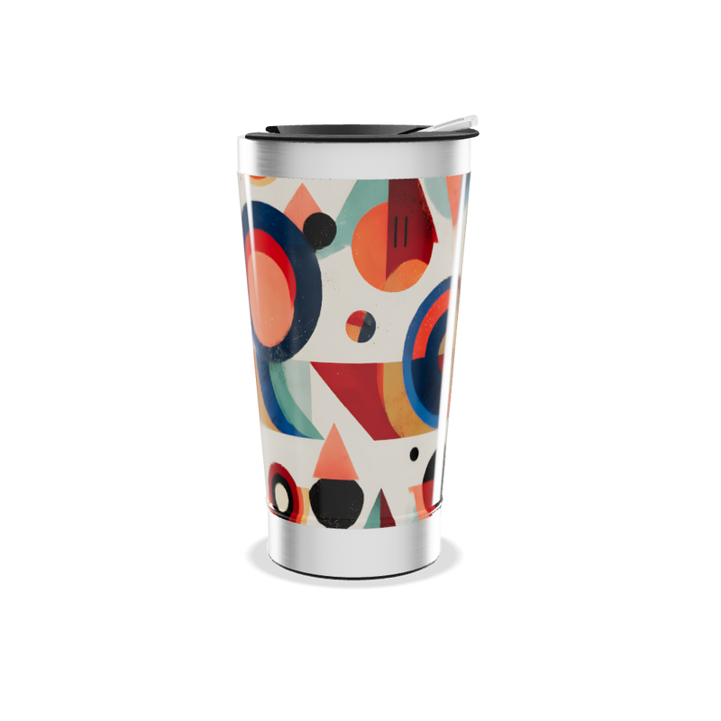 Copo Térmico - Estampa Colorida Geométrica