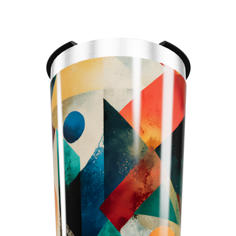 Copo Térmico - Estampa Geométrica Colorida
