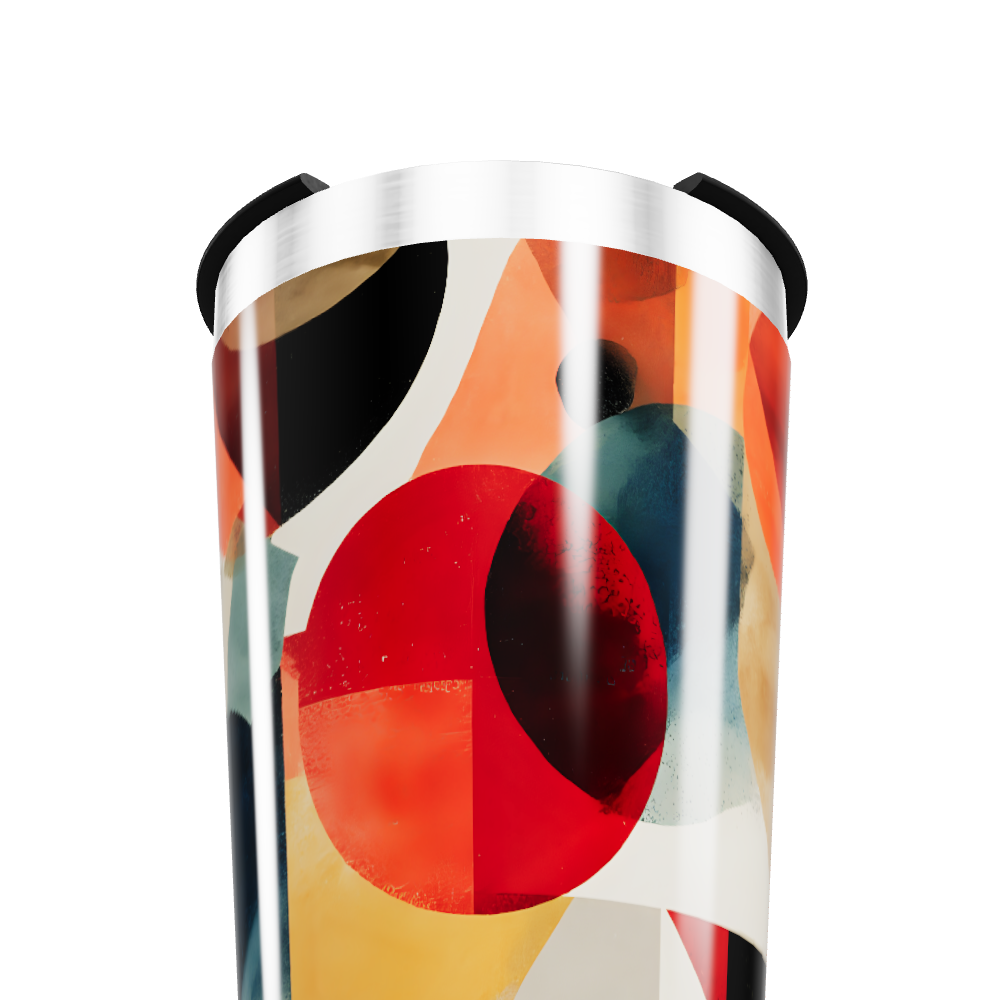 Copo Térmico - Estampa Geométrica Colorida