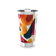 Copo Térmico - Colorido com Estampa Abstrata